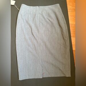 A New Day Women's Gray Pencil Skirt